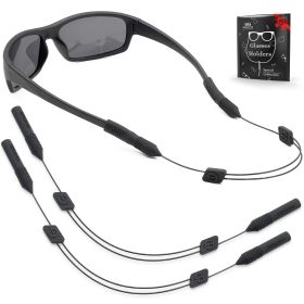 Eye Glasses String Strap Holder M 13 inch No Tail Sunglass Strap for Men Adjustable Eyeglass Strap for Women Wired Eyewear Retainer Lanyard 2 Cor
